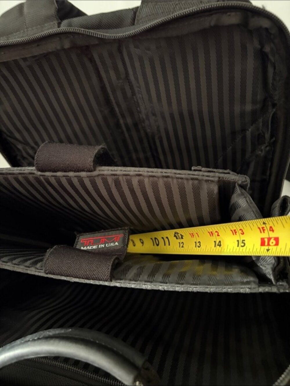 Tumi Backpack Alpha Black Laptop Backpack (Model 2644D3) Older Version - Picture 6 of 16